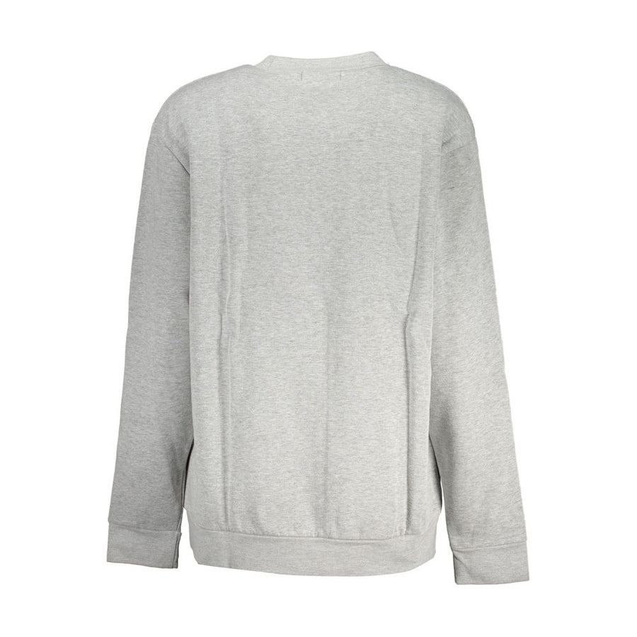 Cavalli Class Grey Cotton Sweatshirt