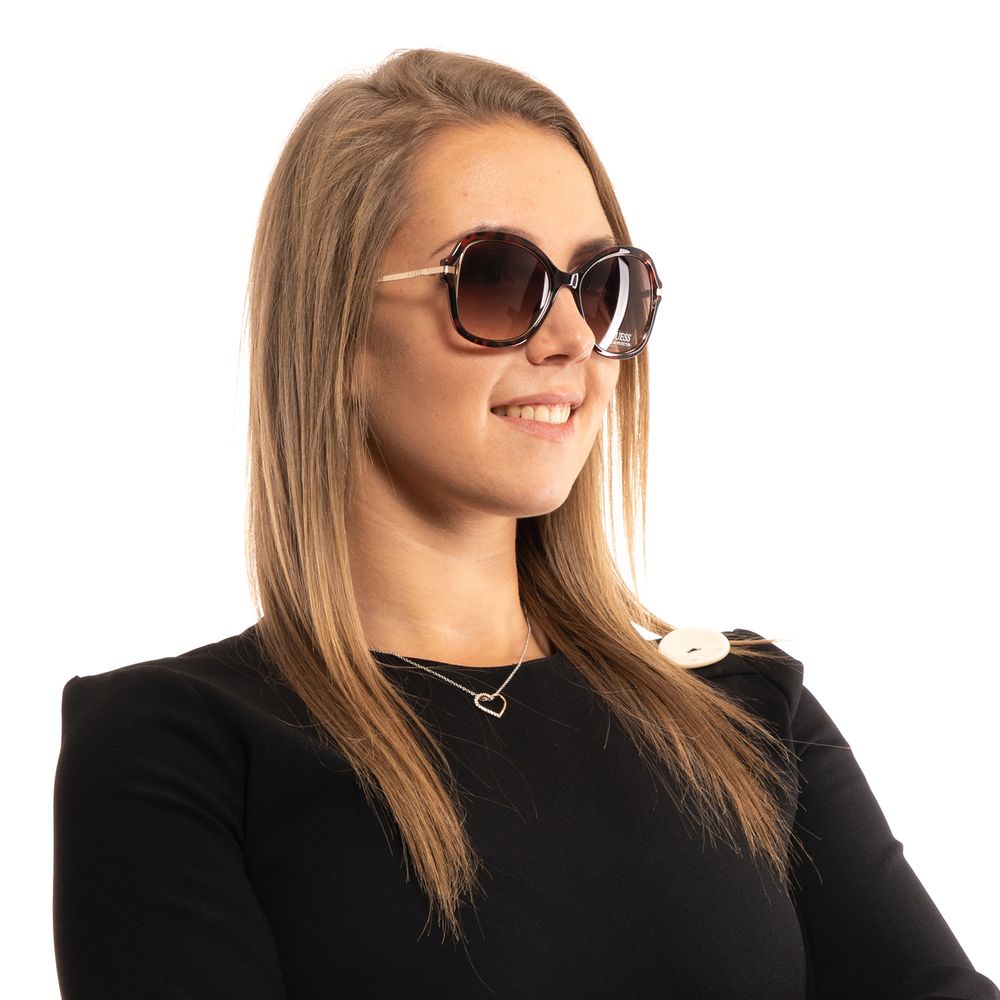 Guess Sunglasses in Brown Metal & Plastic