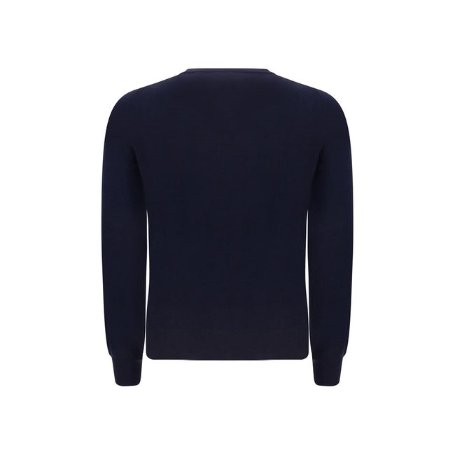 Brunello Cucinelli Blauer Wollpullover Oves Aries