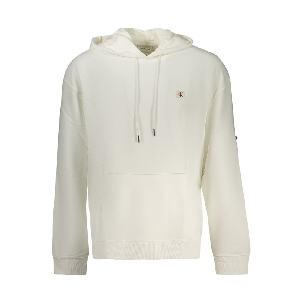 Calvin Klein Men's White Cotton Sweatshirt