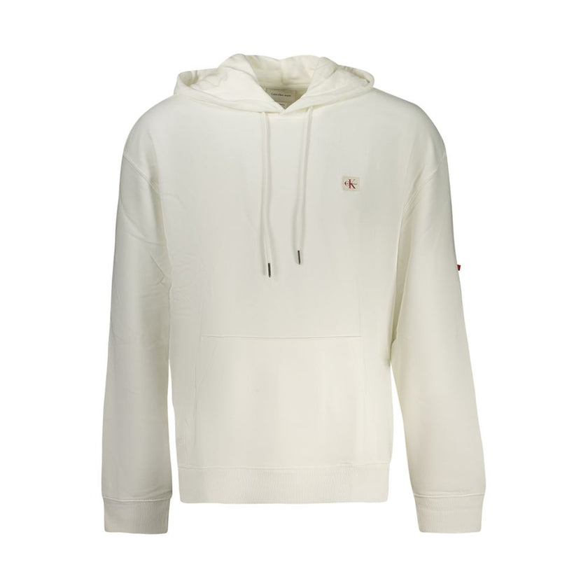 Calvin Klein Weißes Baumwoll-Sweatshirt für Herren