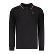 Norway 1963 Schwarzes Herren-Poloshirt aus Baumwolle