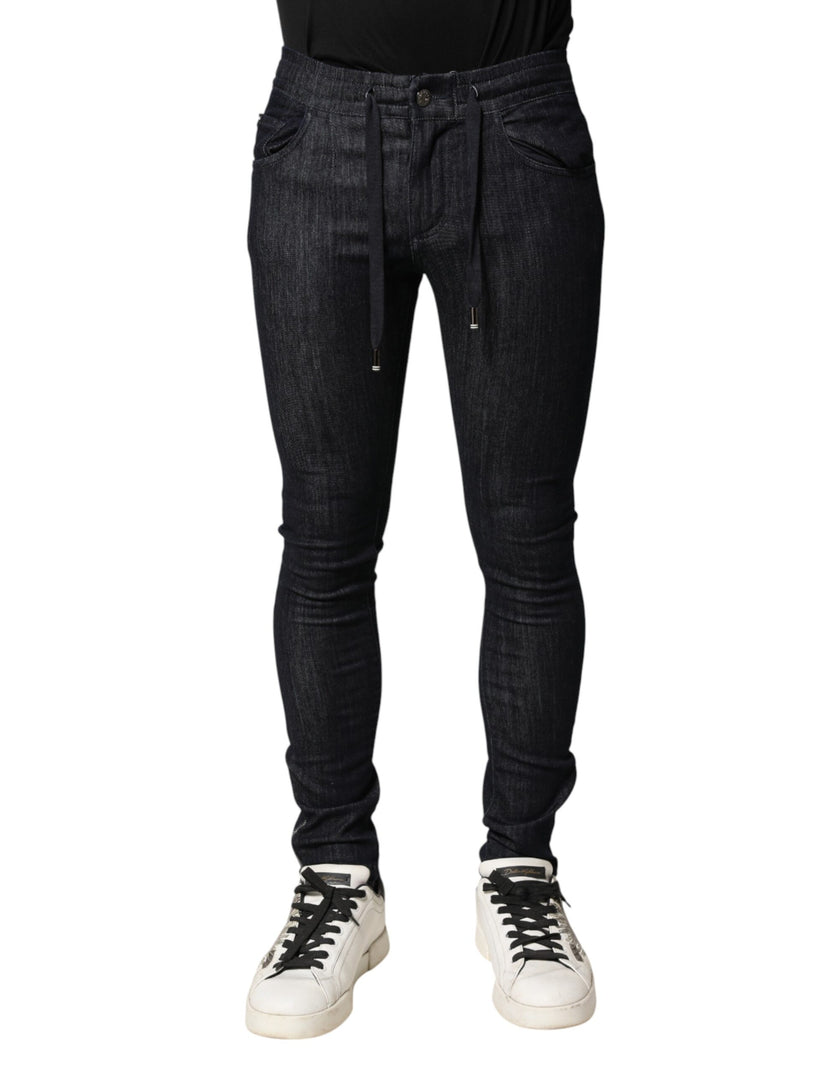 Dolce & Gabbana Schwarze Skinny-Jeans aus Baumwoll-Stretch für Herren