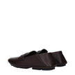 Dolce & Gabbana Braune Loafer aus Leder zum Hineinschlüpfen