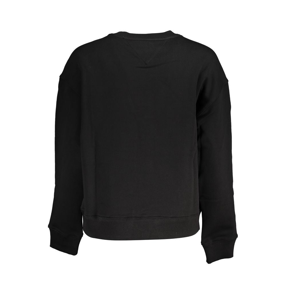 Tommy Hilfiger Black Cotton Sweatshirt for Men