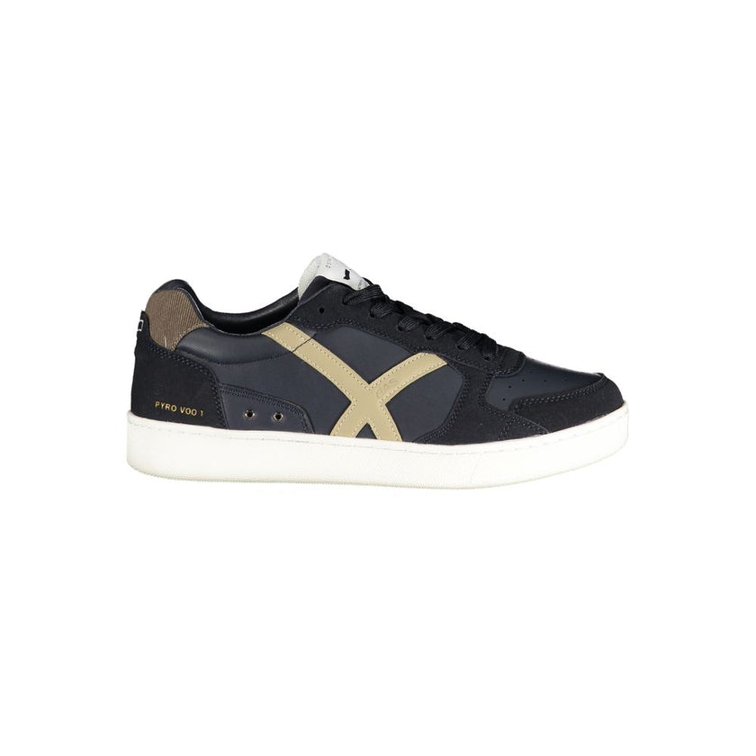 Gas Blauer Herren-Sneaker aus Polyurethan