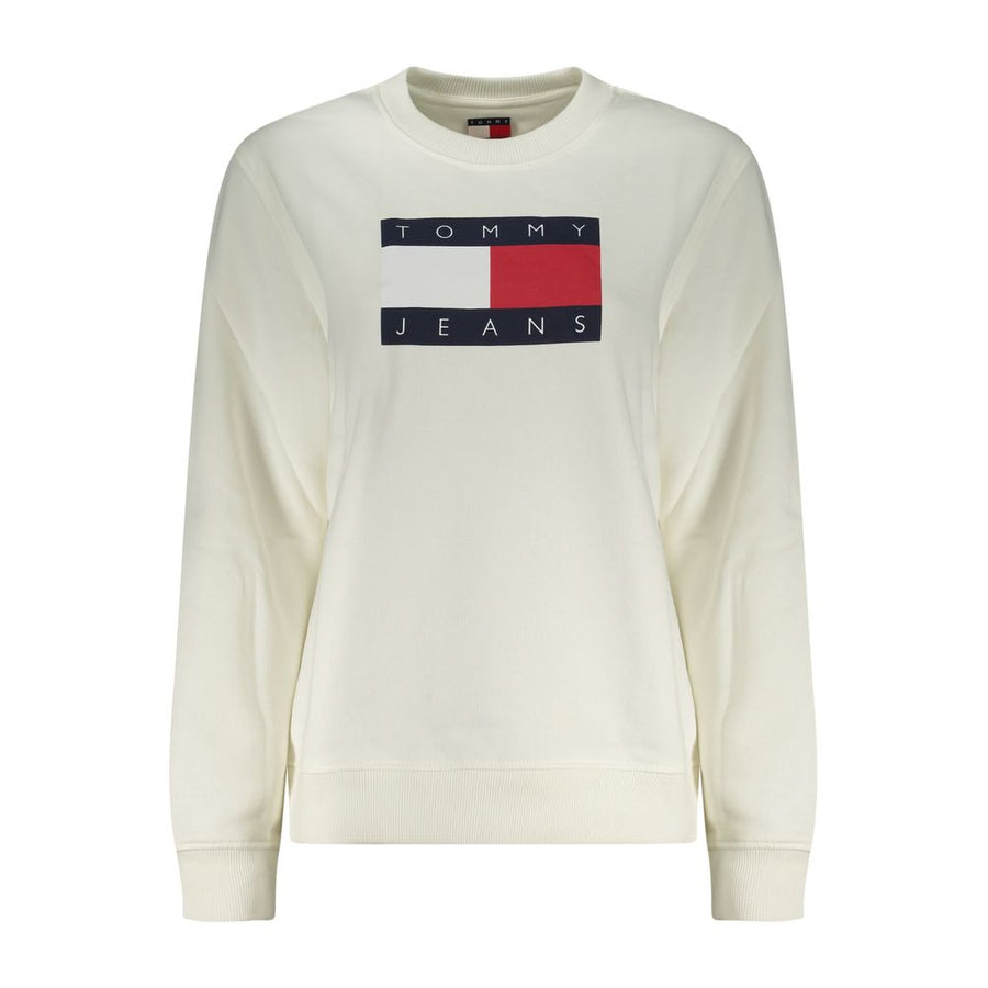 Tommy Hilfiger White Cotton Sweatshirt for Women