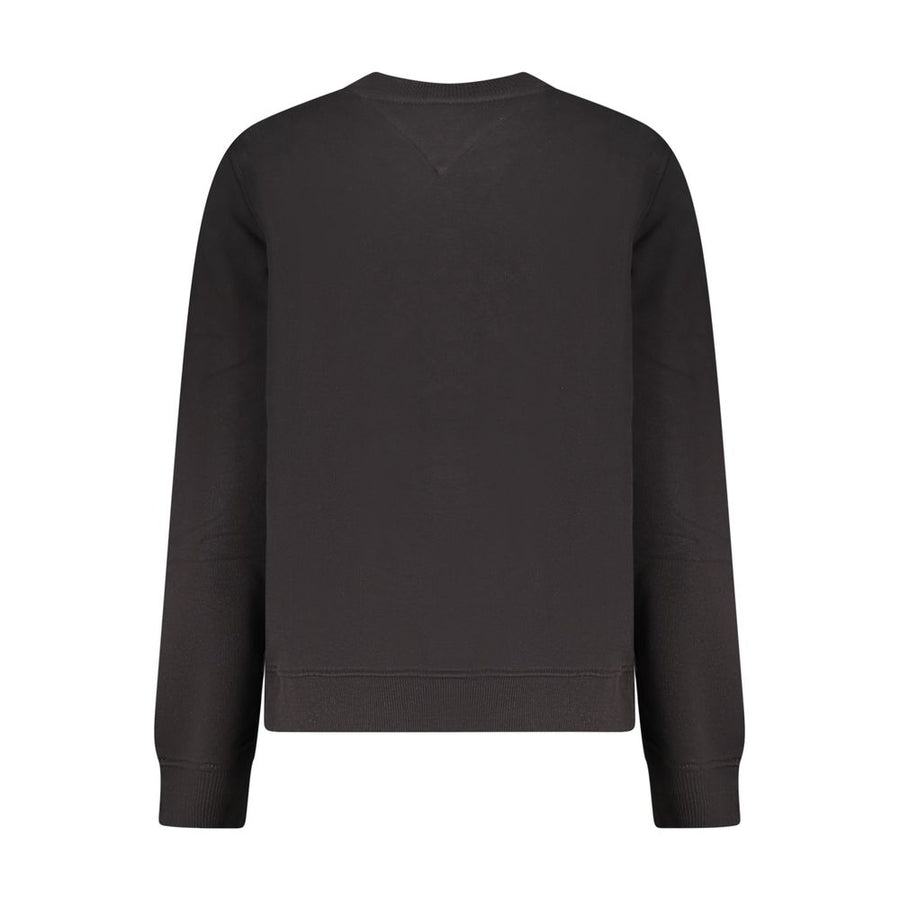 Tommy Hilfiger Women's Black Cotton Sweatshirt