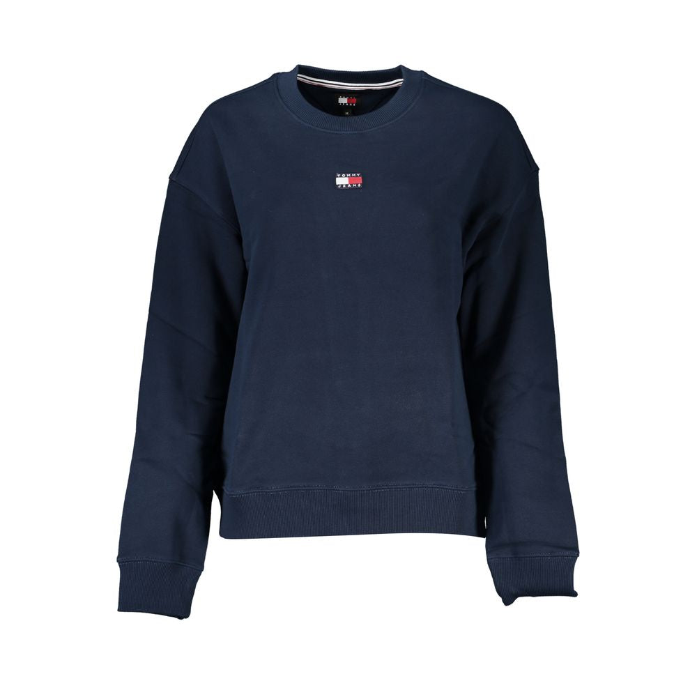 Tommy Hilfiger Women's Blue Cotton Sweatshirt