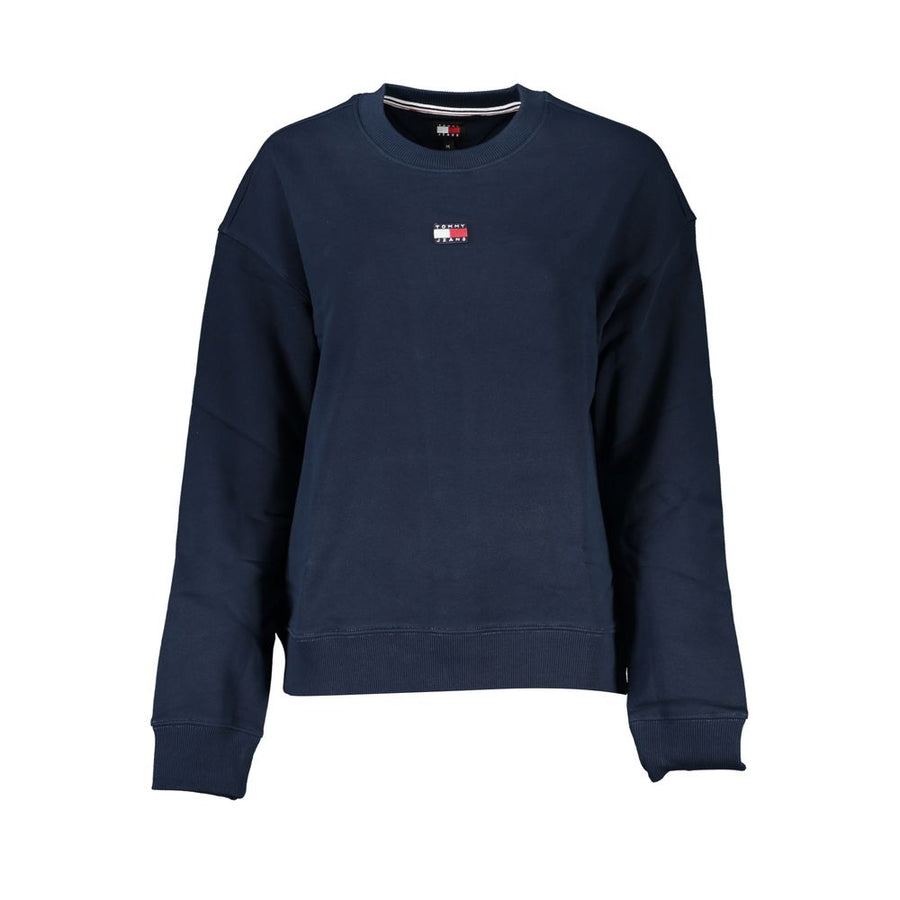 Tommy Hilfiger Women's Blue Cotton Sweatshirt