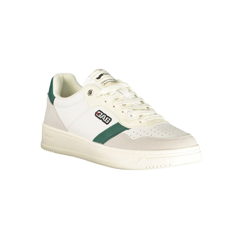 Gas Schwarzer Herren-Sneaker aus Polyester