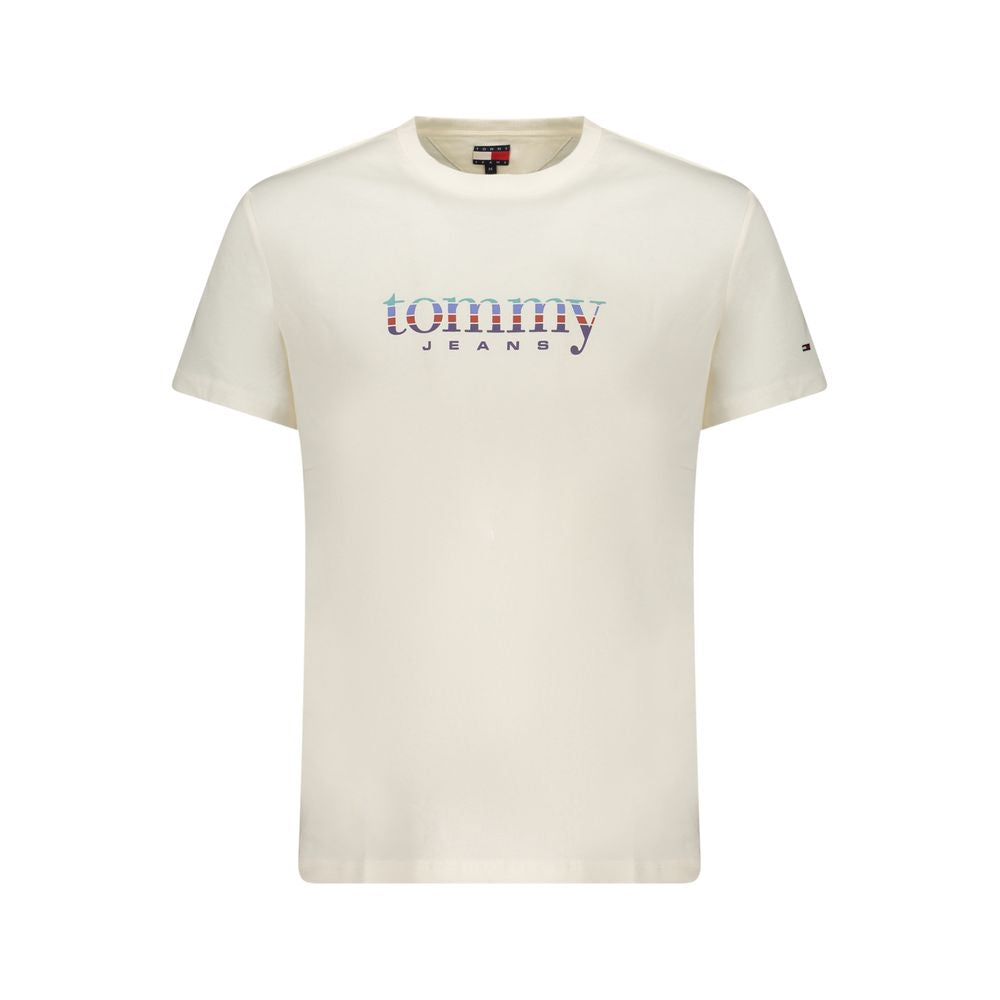 Tommy Hilfiger Men's White Cotton T-Shirt