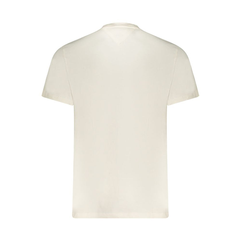 Tommy Hilfiger Bianco Baumwoll-T-Shirt für Herren