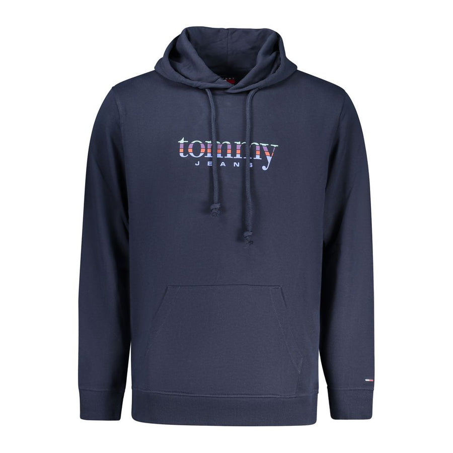 Tommy Hilfiger Men's Blue Cotton Hoodie
