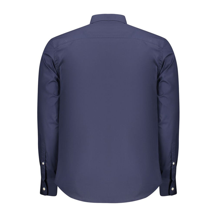 North Sails Blu Baumwollhemd für Herren