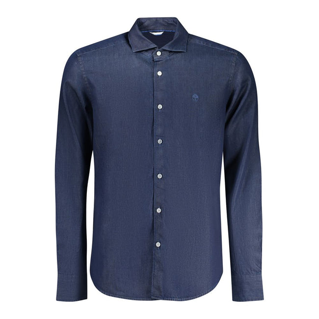 North Sails Herrenhemd aus blauer Baumwolle