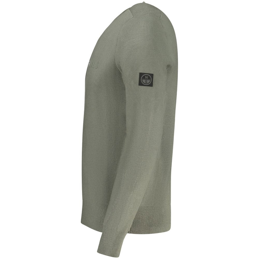 North Sails Grüner Nylon-Sweatshirt