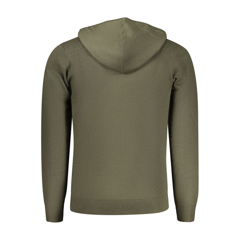 Norway 1963 Verde Poliammide Herren Cardigan