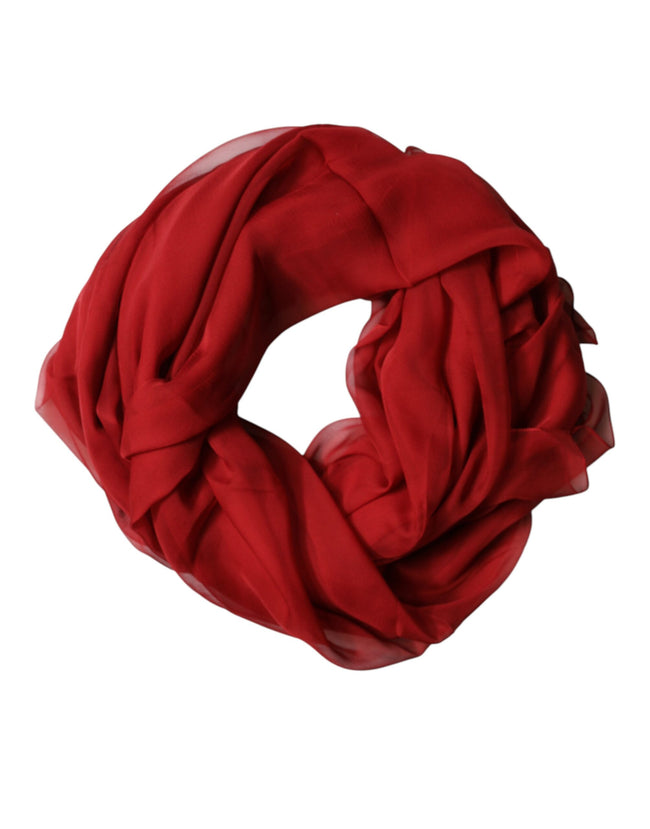 Dolce & Gabbana Rote Herren-Seidenstola / Schal