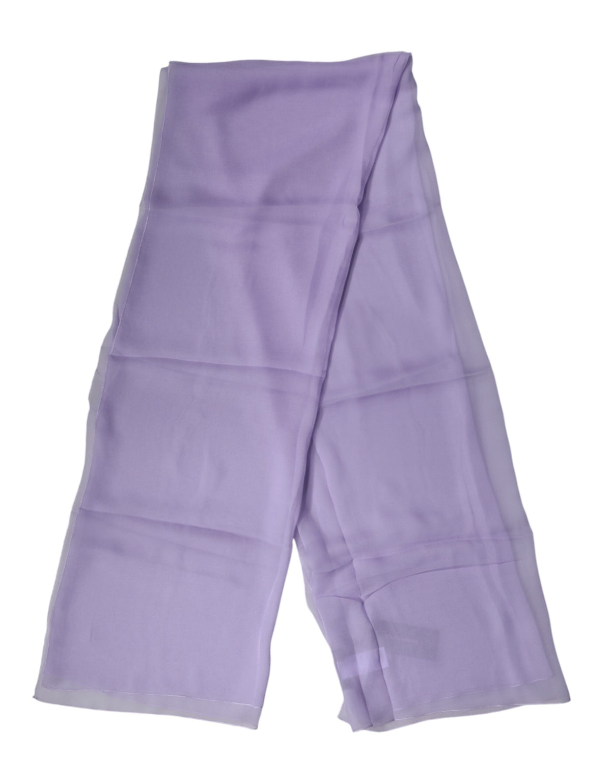 Dolce & Gabbana Purple Silk Stole Scarf for Men