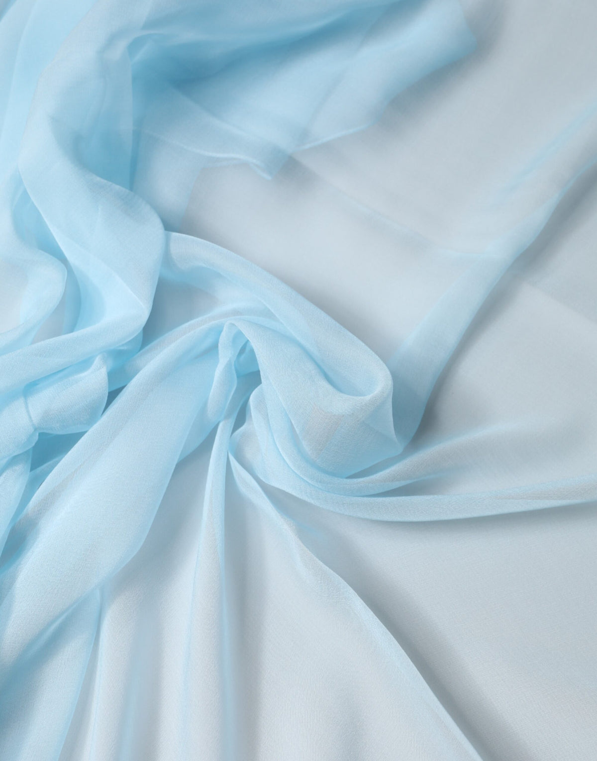Dolce & Gabbana Light Blue Stole Silk Scarf Neck Wrap Scarf