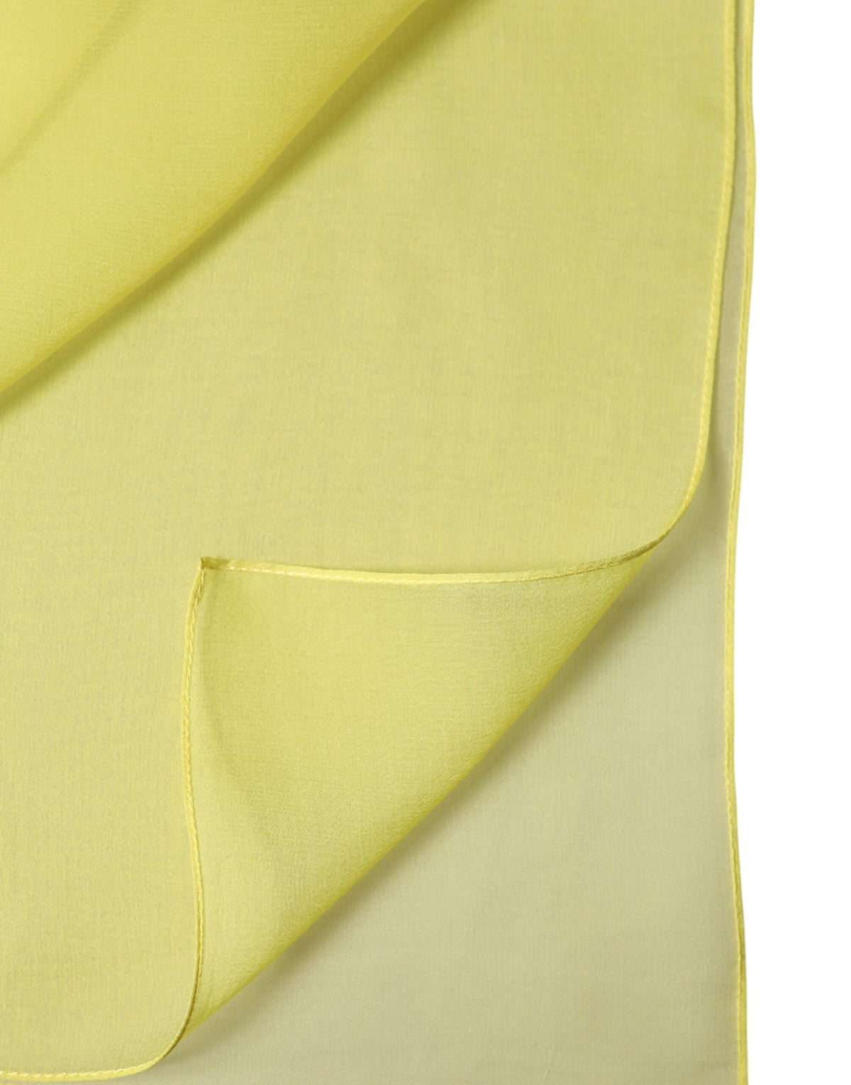 Dolce & Gabbana Men's Yellow Silk Stole – Scarf and Neckerchief