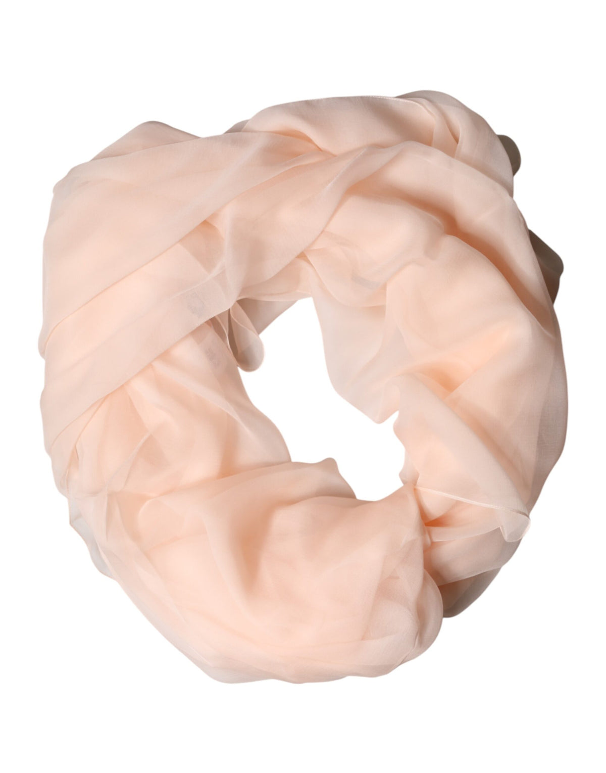 Dolce & Gabbana Light Pink Silk Stole Scarf Neck Scarf