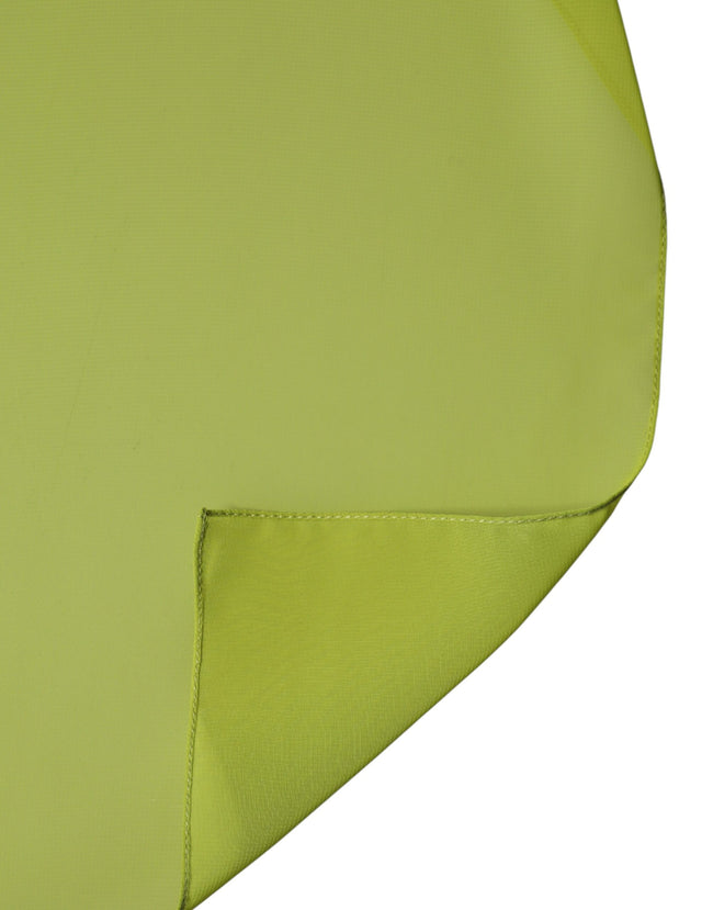 Dolce & Gabbana Grüner Polyester Stola Nacken-Tuch Schal