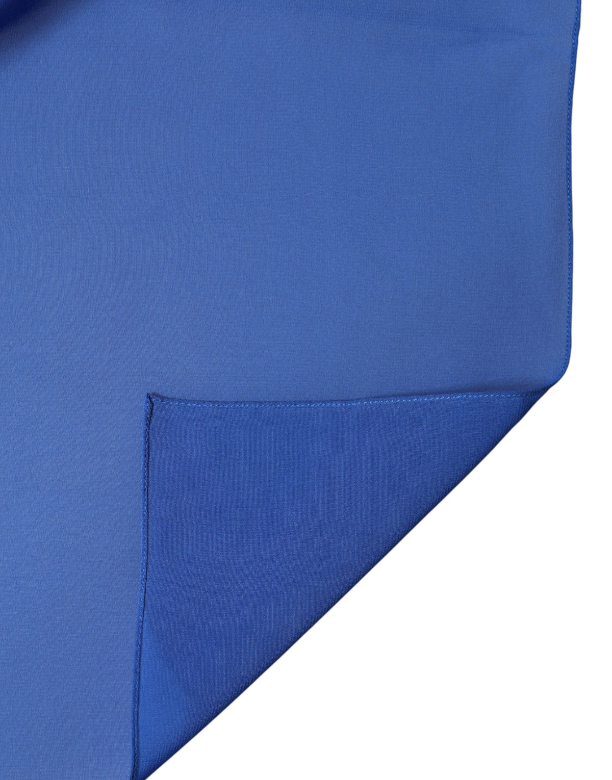Dolce & Gabbana Blue Silk Scarf Stole Men's Scarf
