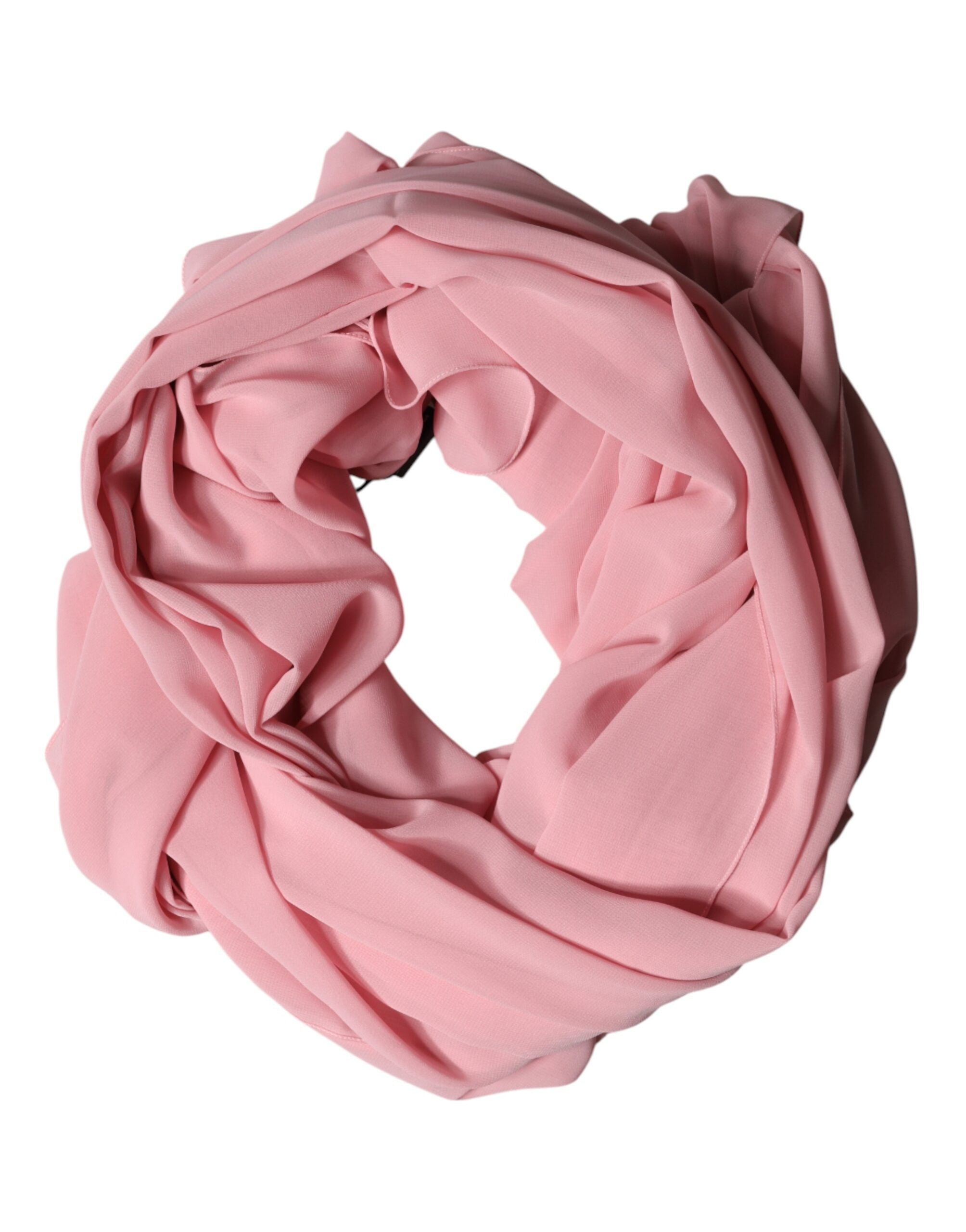 Dolce & Gabbana Rosa Seidenstola Nackenschal Umschlagtuch Herrenschal