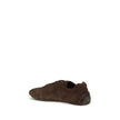 Prada Braune Lammleder Ovis Aries Aries Sportsneakers