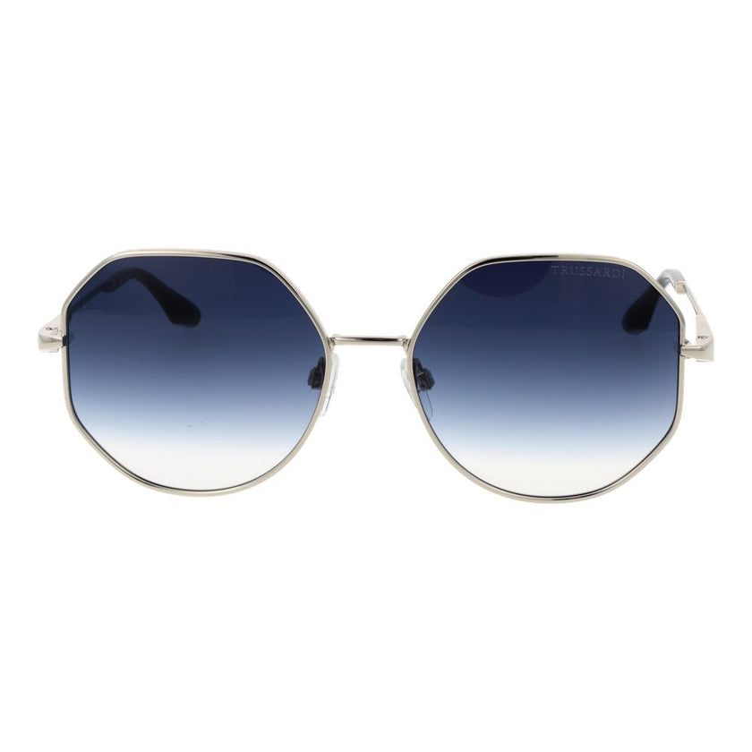 Trussardi Sonnenbrille aus silbernem Metall