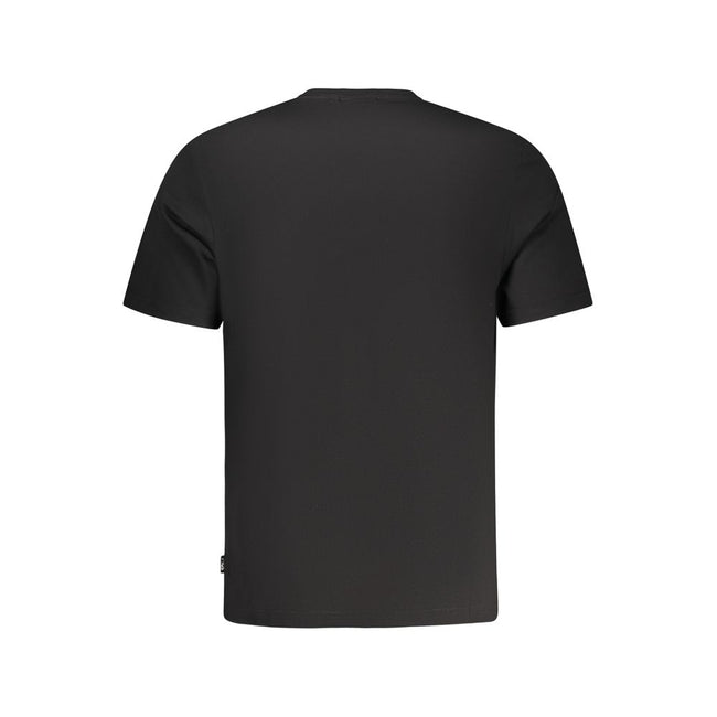 Fila Schwarzes Baumwoll-T-Shirt für Herren