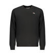 Fila Schwarzer Herren-Sweatshirt aus Bio-Baumwolle