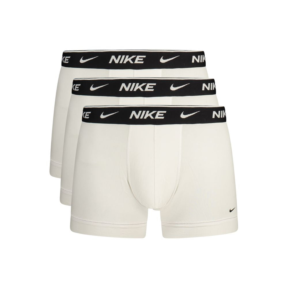 Nike Men's White Cotton Boxer Briefs