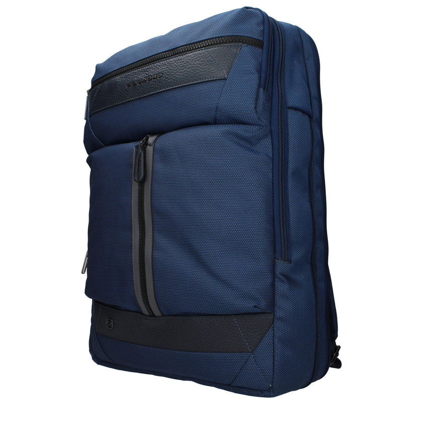 Piquadro Blauer Stoffrucksack
